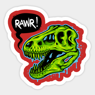 Rawr Dinosaur Sticker